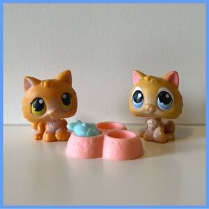 Littlest pet shop kittens #47 & #86